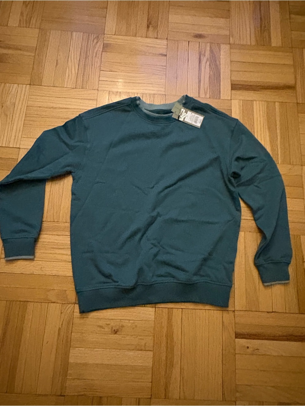 Goodfellow Men's Crewneck Sweatshirt in Teal